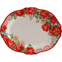 Load image into Gallery viewer, The Pioneer Woman Vintage Floral 14.5" Serving Platter