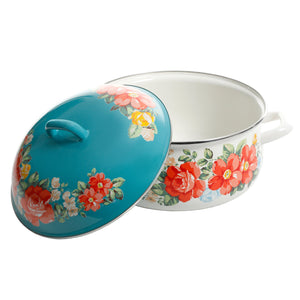 pioneer woman planter pots The Pioneer Woman Vintage Floral 4-Quart Dutch Oven w/Lid – Finfintee Store